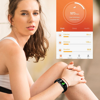 TM01 New Sports Pedometer And Timekeeping Anti-Sweat Bluetooth Smart Bracelet