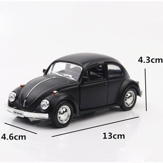 1/36 VW escarabajo Diecast aleación modelo tire hacia atrás coche colección de regalo para niños (5)