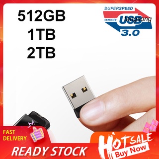 Dnbg_ Mini memoria Flash USB de alta velocidad de 512GB/1TB/2TB/disco U