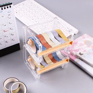 pequeño cortador de cinta de mano cuenta cinta especial mini caja de cinta de almacenamiento cortador x8y8