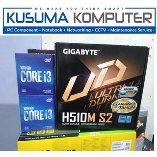 Paquete de bundling procesador Intel core I3-10100F + GIGABYTE H510M S2
