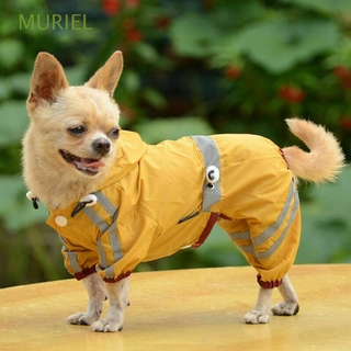 muriel universal chamarra de perro ropa de lluvia impermeable mascota gatos cachorro ropa impermeable al aire libre verano reflectante impermeable