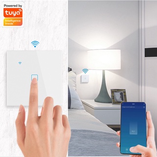 1/2/3/4 gang tuya wifi smart touch switch 100-240v home wall button para alexa y google home assistant ablush estándar de la ue