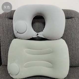 Viaje almohada portátil plegable almohada inflable almohada al aire libre avión almohadilla para la cintura almohada para dormir con la cara abajo almohada para dormir artefacto