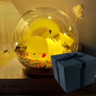 Pokemon Pikachu Mini Lámpara De Humor Luz De Noche Figura Anime Regalo Juguete (1)
