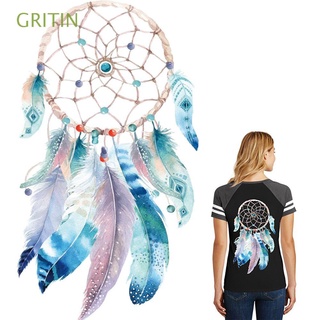 GRITIN A - level Dreamcatcher parches Vestidos Apliques de hierro, sobre Pegatinas de transferencia de calor Prensa T - shirt Lavable Ropa Impresion de DIY