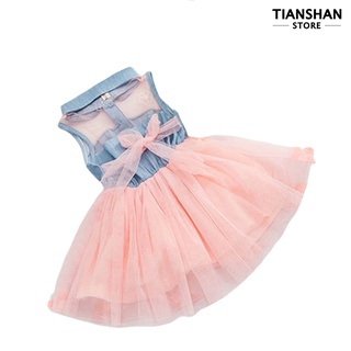 Baby Kid Girls Summer Fashion Sweet Flower Bow Sleeveless Tutu Princess Dress (5)