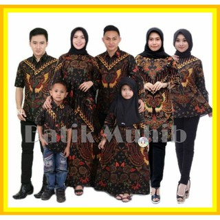 Sogan familia musulmana pareja Batik camisa completa ropa de niños