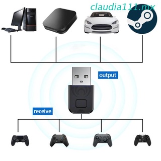 claudia111 adaptador inalámbrico compatible con bluetooth dongle ps4 bluetooth compatible con dongle adaptador usb 5.0 usb