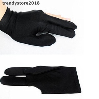 trendystore2018 guantes de billar profesionales de nailon de 3 dedos para billar tiradores guantes mx