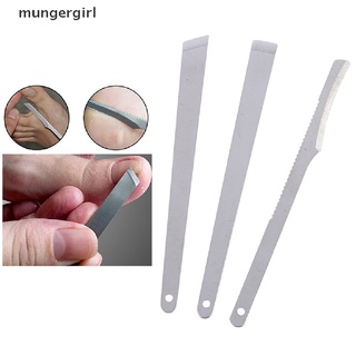 Mungergirl 3Pc Manicure Pedicure Tools Toe Nail Knife Shaver Nail Clipper Dead Skin Remover MX