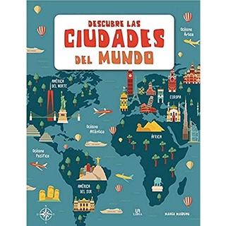 Descubre Las Ciudades Del Mundo - Libro Infantil Pasta Dura