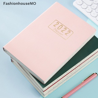 FashionhouseMO 1pc A5 Planificador Agenda Cuaderno Semanal Objetivos Hábito Horarios 2022 Diario Venta Caliente