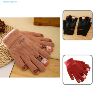 necessaryf guantes de lana antideslizantes para mujer/guantes de lana suaves cómodos para salir