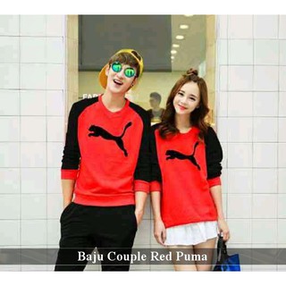 Pareja de camisas | Rojo Puma pareja ropa