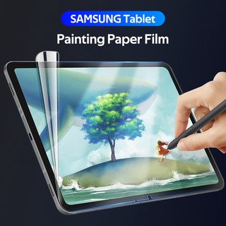 Samsung Tab A7 T500 Tab A 10.1 2019 Tab A2 10.5 Tab A 10.1 2016 Tab A 8.0 Screen Protector Paper-Like Screen Guard Anti-Glare Matte PET Film Tab S6 10.5 Tab S6 Lite 10.4 S5E 10.5 2019 Tab A7 2020 Tab S2 9.7 Tab S4 10.5 Soft film