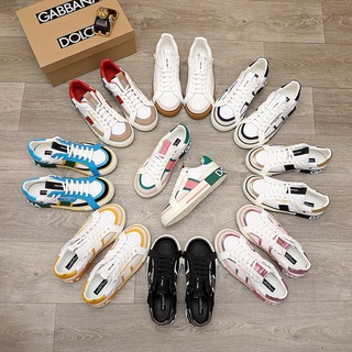 🌹 High quality 💞Modelos de casal Dolce e Gabbana da moda, sapatos esportivos casuais e sapatos baixos