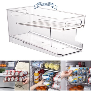 soporte de bebidas puede organizador estante apilable organizador de almacenamiento bandeja estante para refrigerador cocina