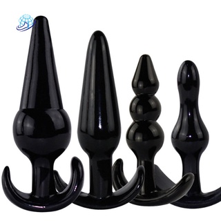 HOT | Unisex Soft Silicone Dilator Bead Expansion Stimulator Anal Plug Adult Sex Toy (1)