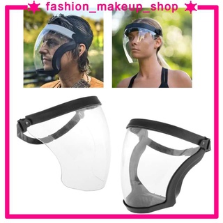 [makeup] Reutilizable ciclismo cara completa escudo casco deportes Anti-niebla cara cubierta transparente ajustable mujeres