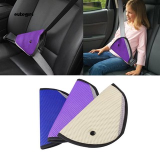 CUTE_Triangle titular de cinturón de seguridad de coche/Protector de seguridad para niños/bebés/seguridad