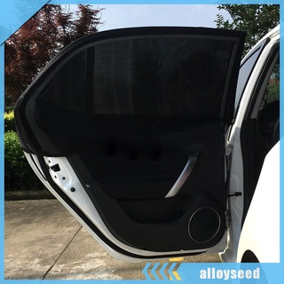 (aleación) 2 piezas de protección UV del coche delantero de la ventana lateral trasera de la ventana solar Anti-mosquito red de coche