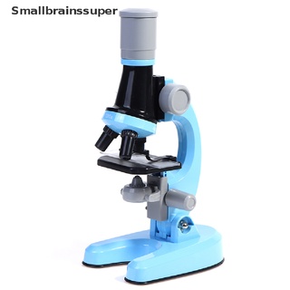 smallbrainssuper niños microscopio biológico microscopio con kit led ciencia educación sbs