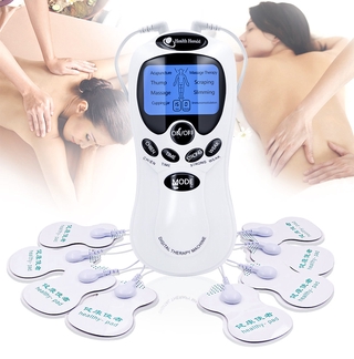 forever beauty ready stock 8 modos ems eléctrico herald tens máquina de acupuntura masaje corporal terapia digital masajeador muscular electroestimulador