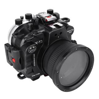 40m/130ft espejo espejo cámara impermeable cámara sin espejo Para Fuji X-T3 con 16-50 mm anillo de enfoque 18-55mm (5)