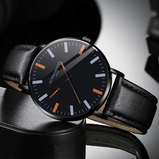 [PALARNA] Fashion S^imple Black White Luxury Hollow Leather Strap Mechanical Watch Wrist Clock Retro
