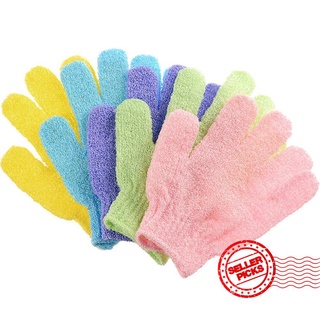 1pcs ducha exfoliante guante de baño exfoliante guantes esponja duraderos hidratante masaje D8X7