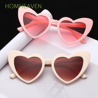 HOMHEAVEN Women's Accessories Vintage Sunglasses Women Eyewear Heart-Shaped Sunglasses Clout Goggle Fashion Retro Love Heart Sunglasses UV400 Protection
