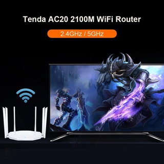 Ud.tenda AC20 Router WiFi AC2100 Gigabit 2.4GHz 5GHz Dual Band Wi-Fi Router