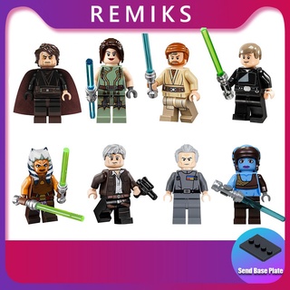 Lego Compatible Star Wars Building Blocks Minifigures Toys for Children Luke Han Solo Obiwan Anakin Satele Shan PG8034