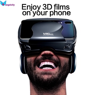 angelcity2 VRG Pro Lentes 3D VR De Realidad Virtual Pantalla Completa Visual Gran Angular Gafas Para Dispositivos De Smartphone De 5 A 7 Pulgadas angelcity2