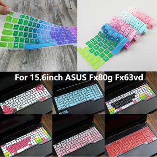 Cubierta protectora ultrafina de silicona suave para teclado Asus Fx80G Fx63Vd "