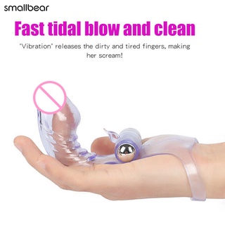 Vibrador de manga de dedo potente vibración punto G estimulación de silicona impermeable compacto masajeador de dedo para adultos