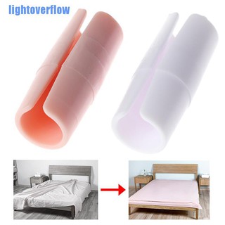[luz] 12 piezas de funda de colchón manta pinzas de sábana de cama Clips sujetadores de cama mantener ajustado (1)