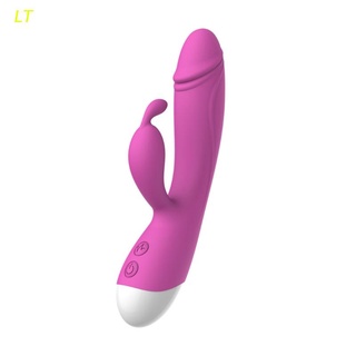 lt 10 frecuencia mujeres conejo g spot vibrador estimulador masajeador juguete sexual adulto