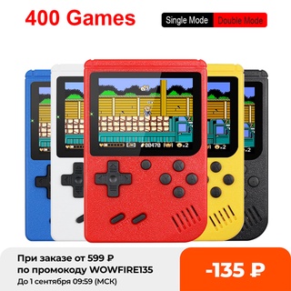 retro portátil mini consola de videojuegos portátil de 8 bits 3.0 pulgadas color lcd niños color jugador de juego incorporado 400 juegos