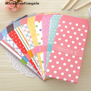 [attractivefinegala] 5 unids/1pack colorido sobres pequeños regalo artesanía sobres para cartas invitaciones producto caliente
