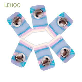 LEHOO 6PCS Nuevo Enrollador de cable Organizador Snap láser Clip de línea Portátil Auricular|abdominales Hebilla de botón