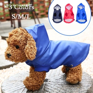 STEWART verano mascota impermeable ropa ropa impermeable perro chaquetas gatos S-L cachorro ropa impermeable PU reflectante impermeable