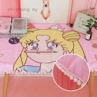 Sailor Moon zhizhong lindo rosa Anime marinero luna figura mágica chica impreso de dibujos animados libro mantel de mesa cubierta (1)