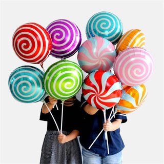 18 Inches Round INS Lollipop Foil Balloon Birthday Party Decorations