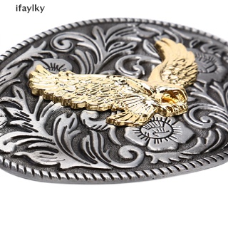 [Ifaylky] Vintage Eagle Metal Alloy Belt Buckles Unisex Western Buckle Cowboys Cowgirls NYGP (5)