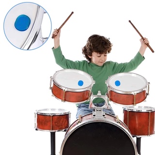 blanche instrument accessories drum gel pads 6 unids/set silicona almohadillas de tambor silenciador de tambor amortiguador transparente tambor control de tono de alta calidad suave amortiguador de tambor/multicolor (3)