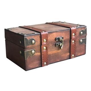 caja de madera rg y caja de almacenamiento de madera, caja decorativa de madera con cerradura, caja hecha a mano