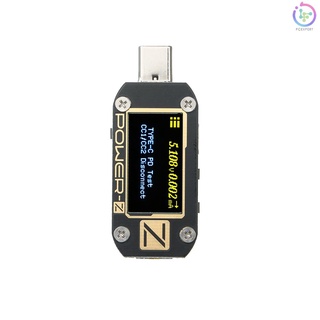 Power-z USB PD probador tipo C PowerAmp medidor QC/cargador de corriente de voltaje onda Dual tipo C KM001C medidor de banco de energía Detector