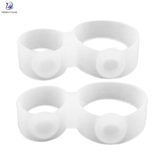 Silicone Diet Slimming Foot Double Toe Ring Weight Loss Slimming Toe Ring